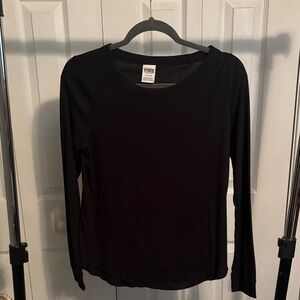 Victoria’s Secret PINK Black Long Sleeve Top